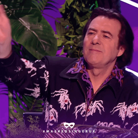 Jonathan Ross Wave GIF by The Masked Singer UK & The Masked Dancer UK