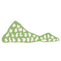 山 Sticker by ateliergangu