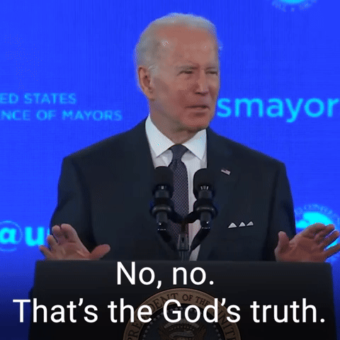 No, no. That's the God's truth.