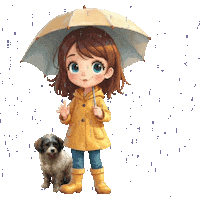 Its Pouring Heavy Rain Sticker