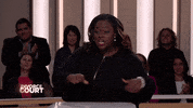 DivorceCourt excited shocked laughing annoyed GIF