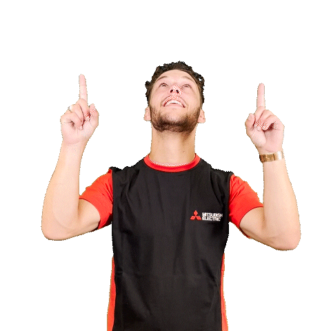 Happy Man Sticker by Alklima/Mitsubishi Electric