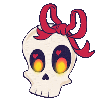 Halloween Skull Sticker by MCD Studio