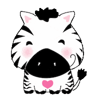 Zebra Love Sticker by MCD Studio