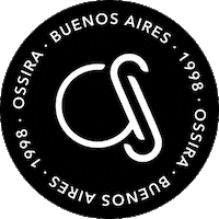 OSSIRABUENOSAIRES logo fashion ossira monogramfever Sticker