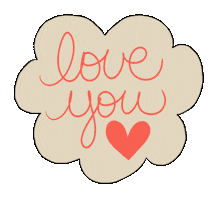 I Love You Hearts Sticker