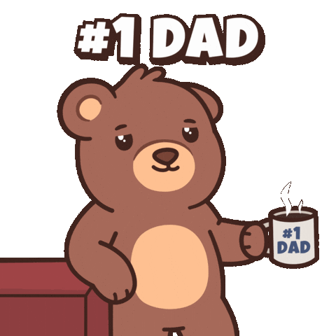 Fathers Day Father Sticker by BEARISH
