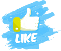 MockoFun like thumbs up colorful facebook Sticker