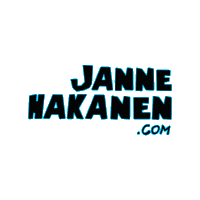 Hakanenjanne Sticker by jannehakanen.com