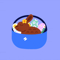 Hopping Easter Sunday GIF by Jessica Lau
