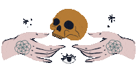 Eye Hands Sticker