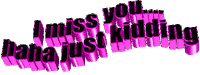 miss you lol Sticker by AnimatedText