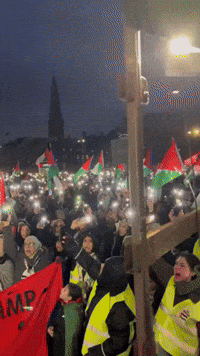 Thousands of Protesters Gather in Copenhagen to Demand Gaza Ceasefire