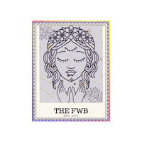 fwbtalent tarot lilac friends with benefits fwb talent Sticker