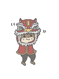 rabbitsoda newyear chinese new year otter rabbitsodashop Sticker