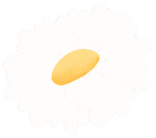 Happy Daisy Flower Sticker