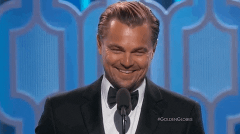 Happy Leonardo Dicaprio GIF by Golden Globes