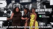 Bouncing For No Reason GIF by BET Awards