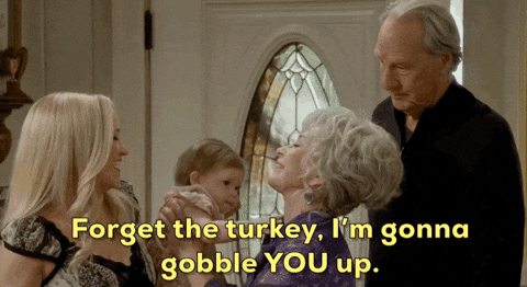 Emily Osment Thanksgiving GIF by CBS