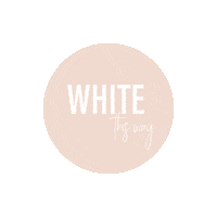 WhiteThisWayHome home decor wtw white this way whitethisway Sticker