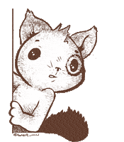 Scared Cat Sticker