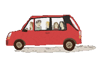 car travel Sticker by gloriapittmann
