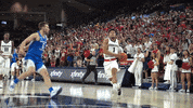 GonzagaBulldogs basketball celebration dunk bench GIF