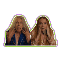 Lindsay Lohan Scream Sticker by Walt Disney Studios