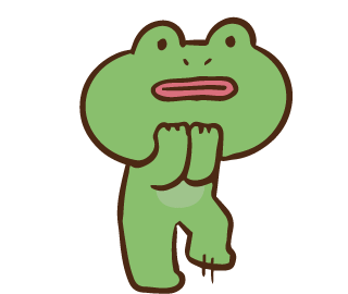 Duck Frog Sticker