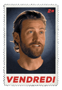 French Stamps Sticker
