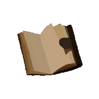gabwart vintage aesthetic book minimal Sticker