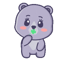 Bear Dancing Sticker by Caring Crystals