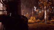 woodiesofficial mask forest watching hiding GIF