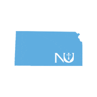 Kansas Sticker by NewmanUniversity