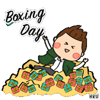 Happy Boxing Day Sticker by The University of Hong Kong