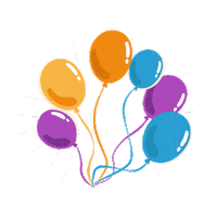 Party Growing Sticker by SIRCLO