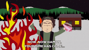 fire cult GIF by South Park 