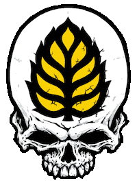 Skull Bbw Sticker by Lupulin Brewing