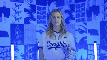 Creighton Bluejays Softball GIF by Creighton University Athletics