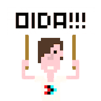 Pixel Sticker Sticker by CryptoWiener