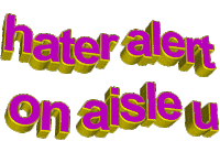 pink hater Sticker by AnimatedText