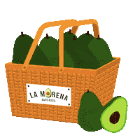 LaMorenaAvocados green delicious fruit fresh Sticker