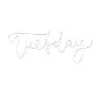 Week Lettering Sticker