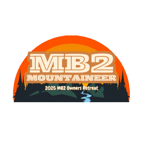 Mountaineer Mb2 Sticker by TRIPPIESTEFF