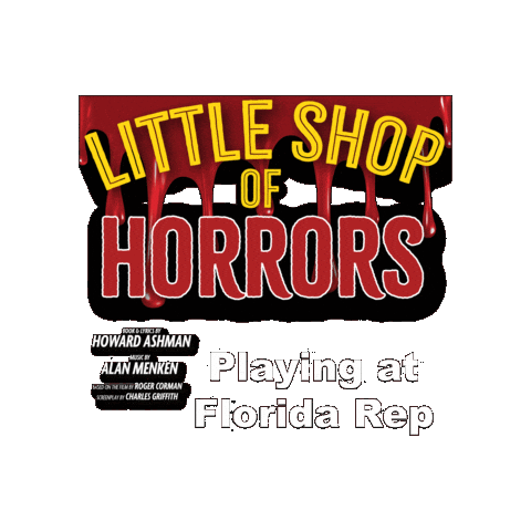 Little Shop Of Horrors Littleshop Sticker by Florida Repertory Theatre