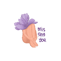 Sad Miss You Sticker
