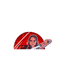 Star Wars Rey Sticker