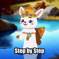 Step By Step Wisdom GIF by Llamaozi