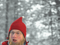 santa claus office christmas GIF by The Elves!