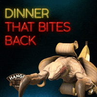 HANGRYGAME game rpg lunch hotdog GIF